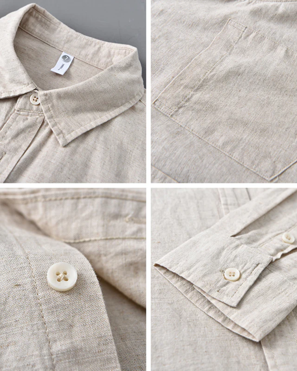 Camicia di lino Doha