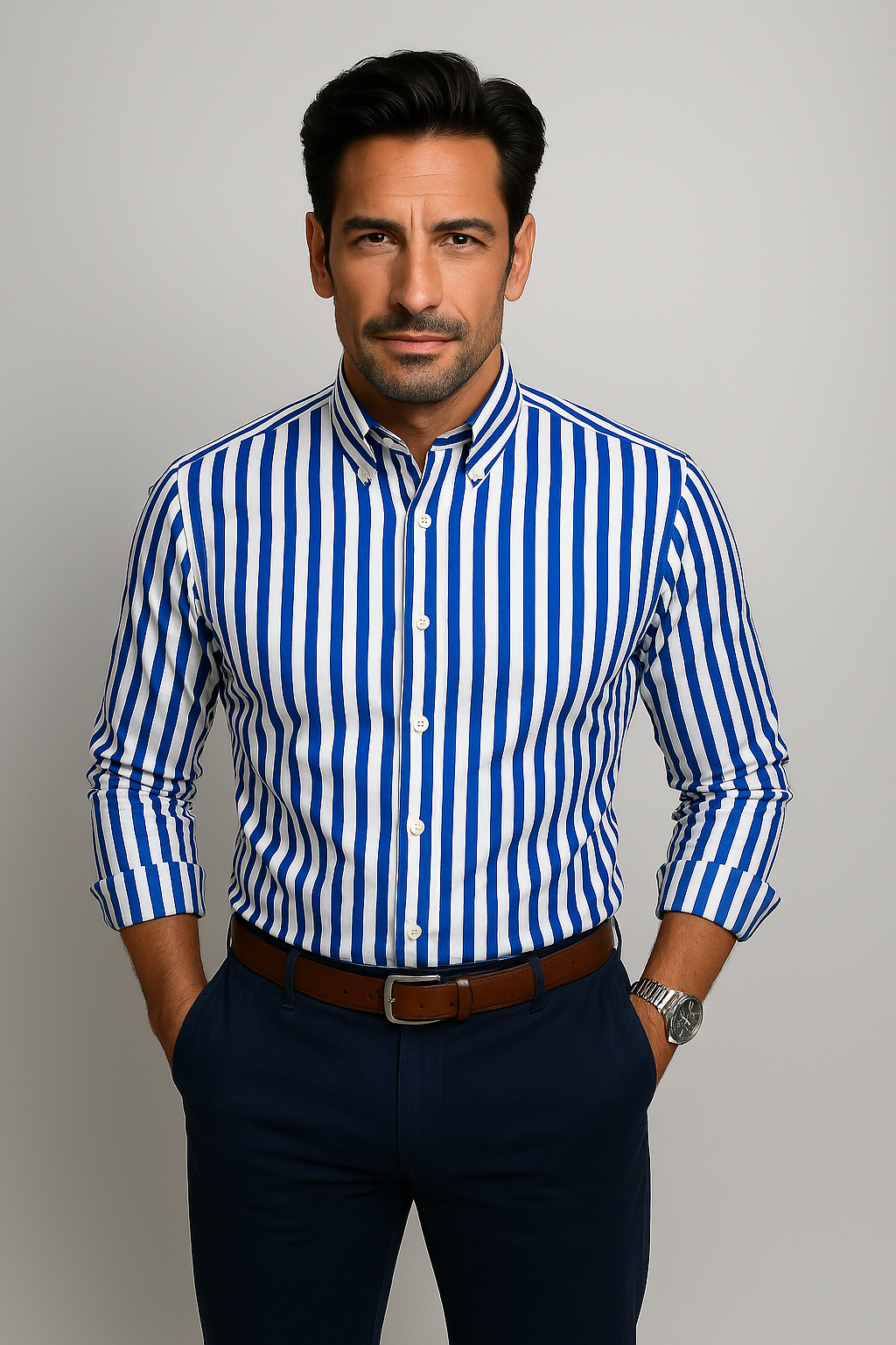 Henry | Classic A righe Camicia