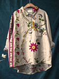 Isla - Camicia leggera a fantasia floreale