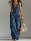 Sophie™ | Tuta denim ampia