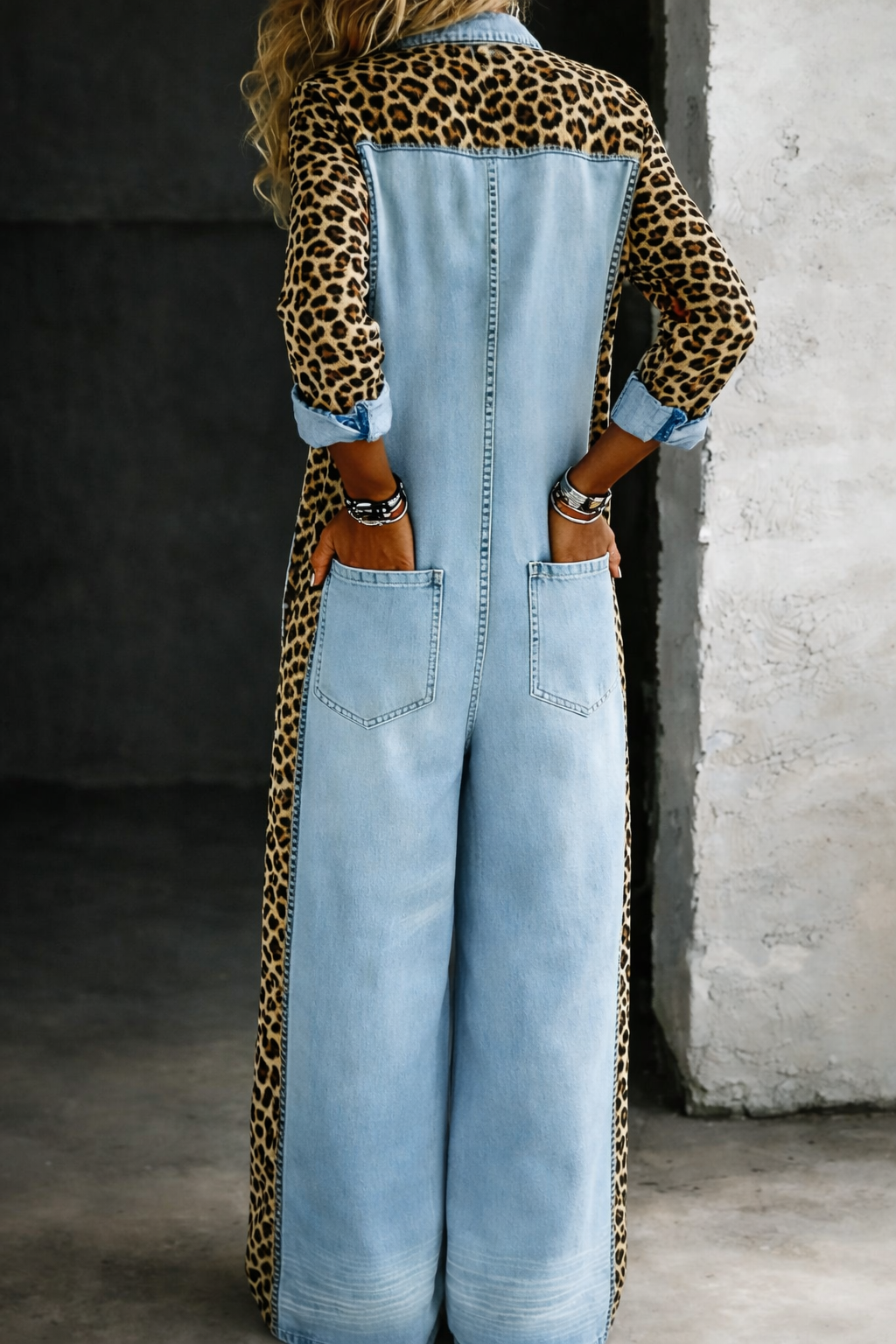 Amanda™ | Tuta camicia in jeans