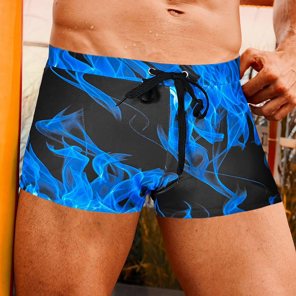 Cazel | Pantaloncini di Bain Blue Flame