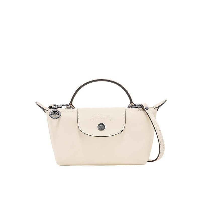 MINI BORSA IN PELLE LONGCHAMP | BIANCO