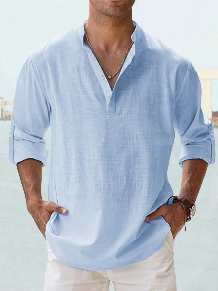 Arthur | Camicia senza colletto