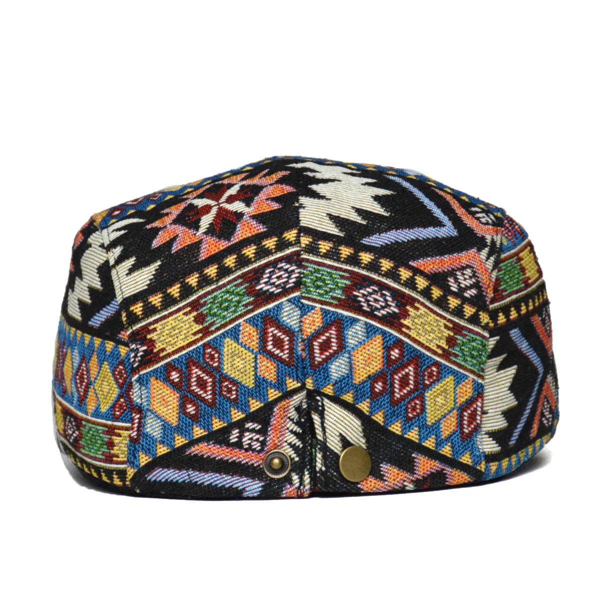 Reginald | Vintage Stampato Cappello piatto