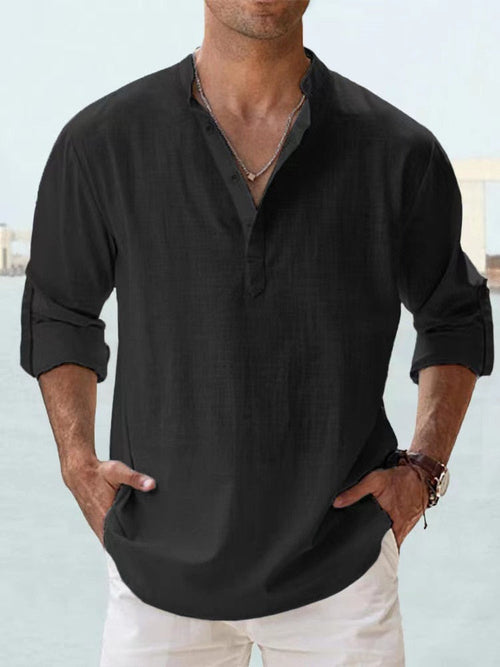 Arthur | Camicia senza colletto