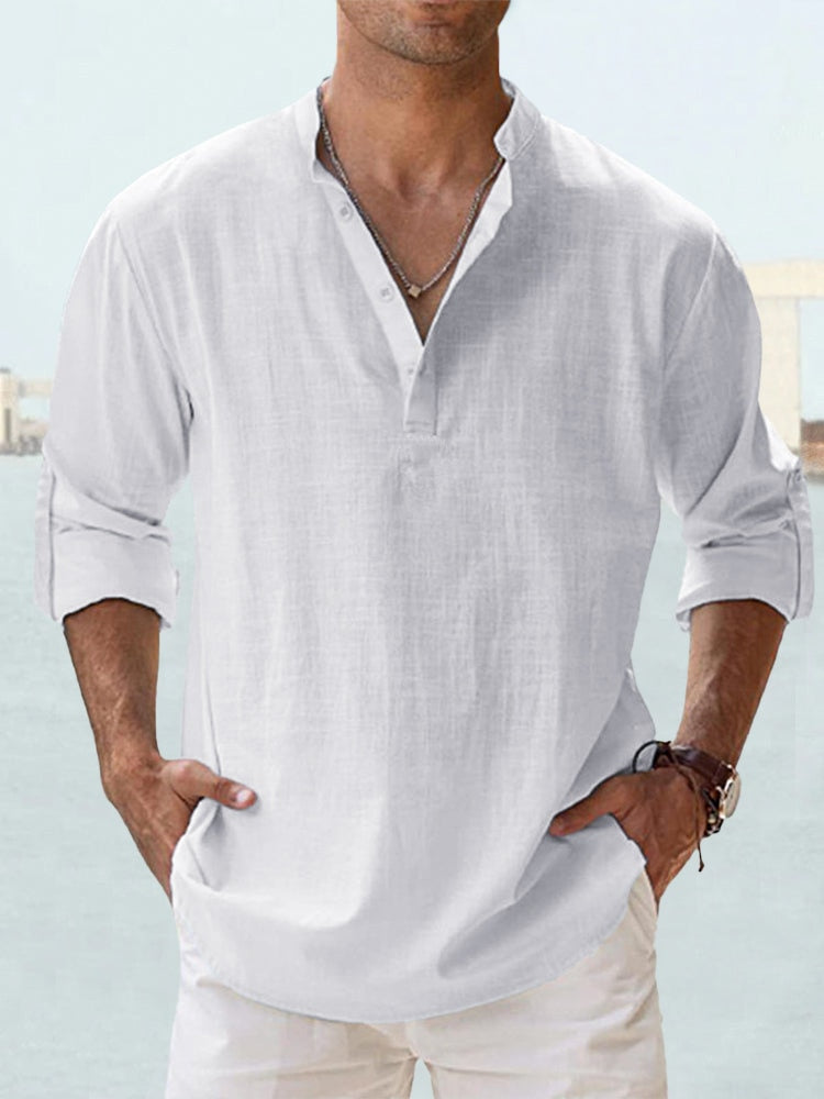 Arthur | Camicia senza colletto