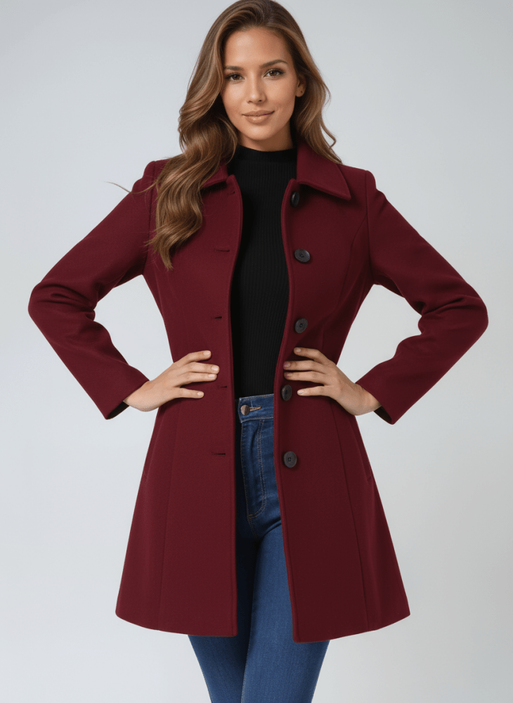 Helena - Cappotto Invernale con Bottoni