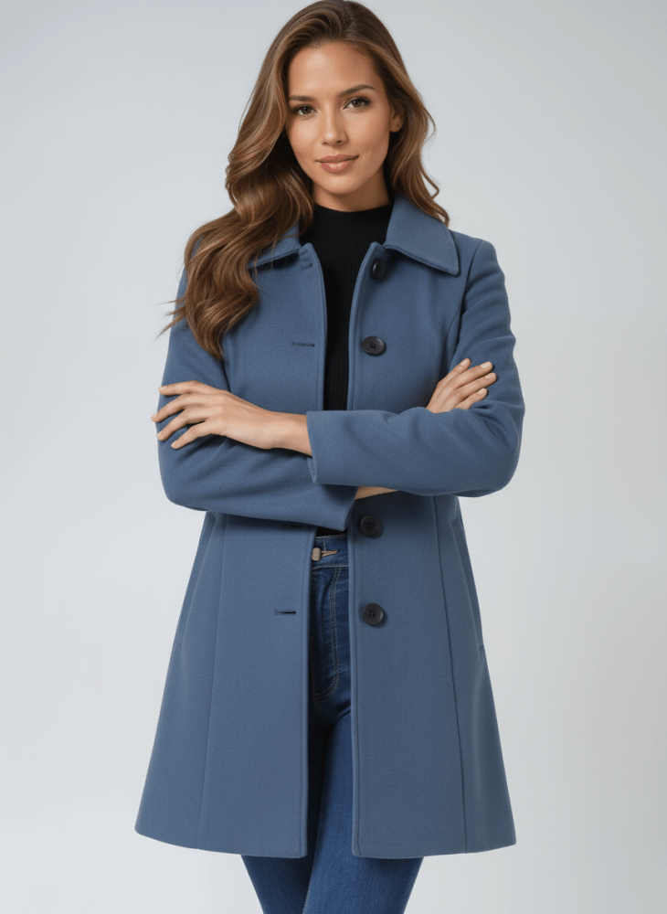 Helena - Cappotto Invernale con Bottoni