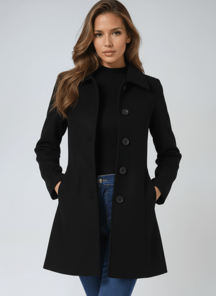 Helena - Cappotto Invernale con Bottoni