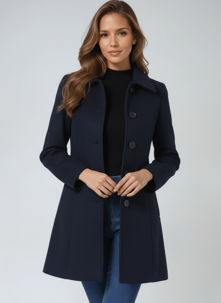 Helena - Cappotto Invernale con Bottoni
