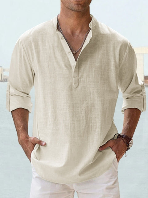 Arthur | Camicia senza colletto