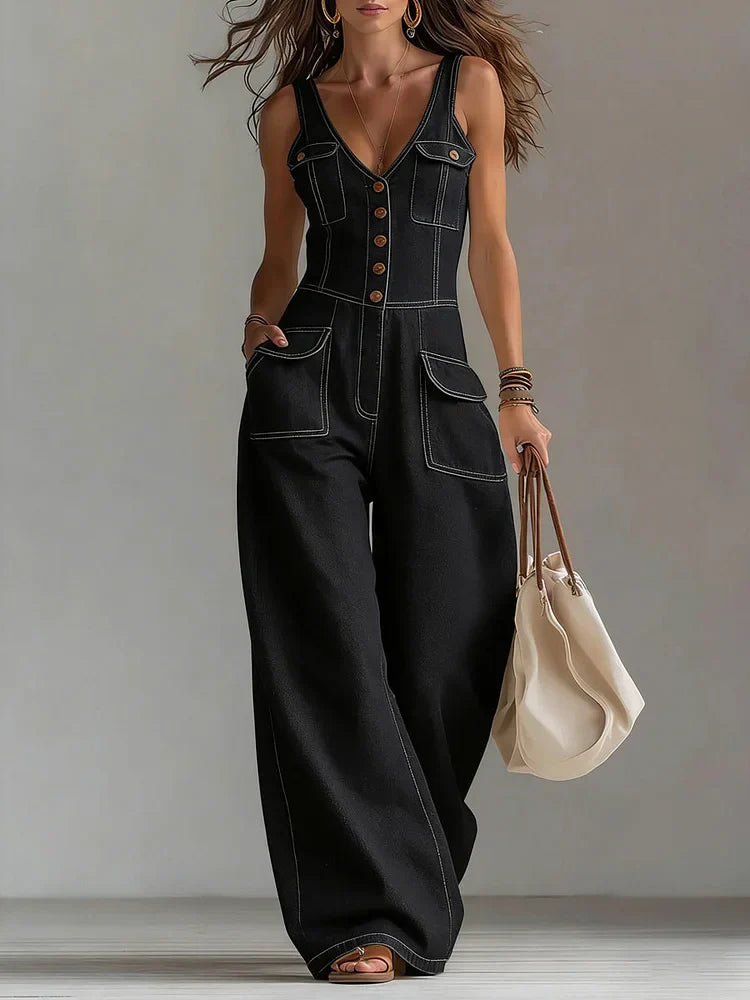 Sophie™ | Tuta denim ampia