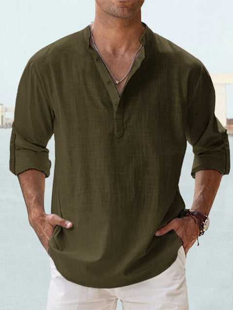 Arthur | Camicia senza colletto
