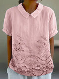 Lily | Floral Embroidired Shirt