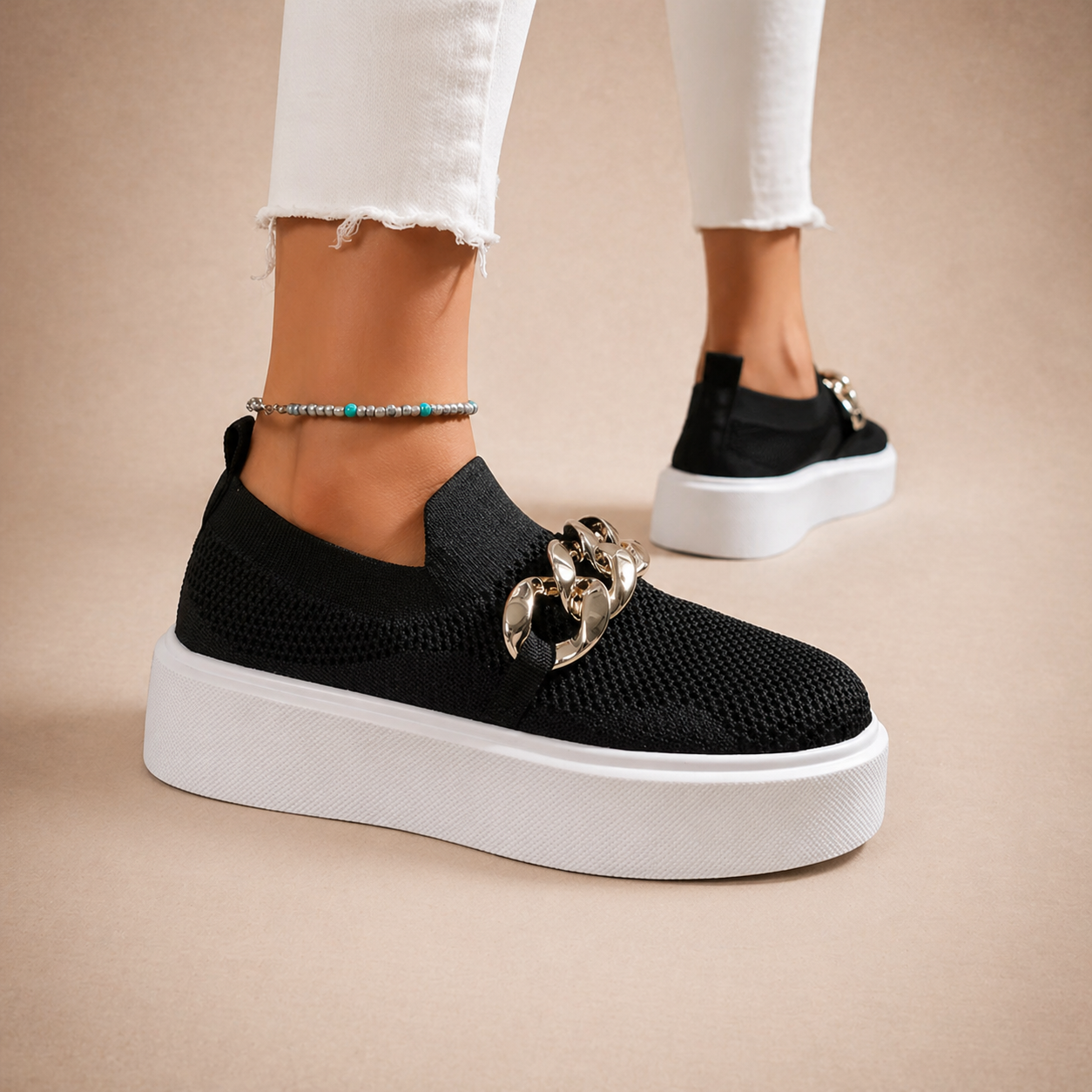 Maria- Scarpe con cadina De Meal