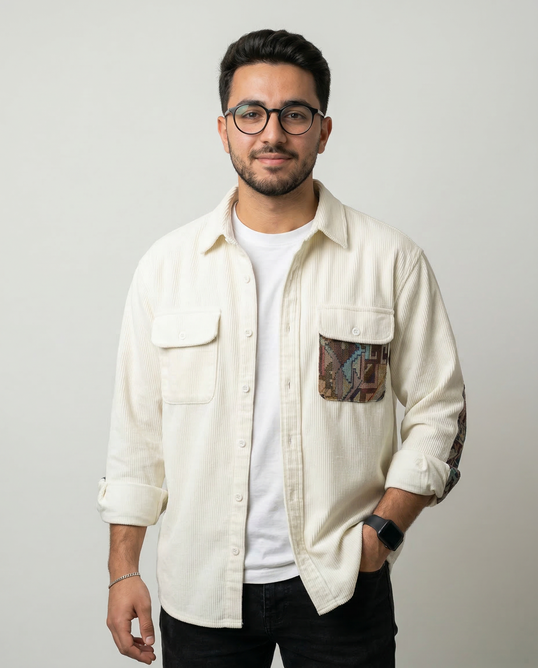 PARIS | Camicia a Vento in Velluto a Coste
