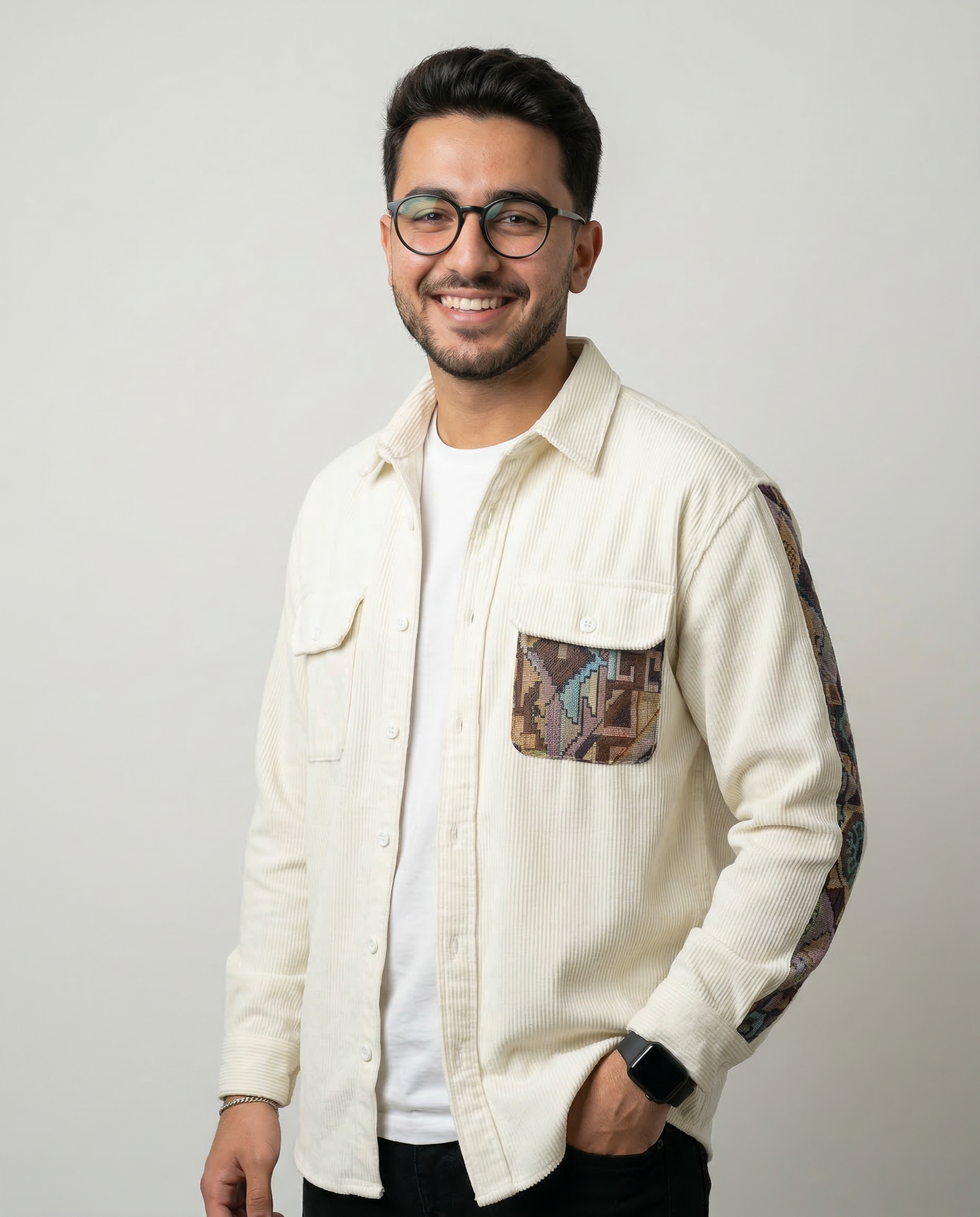 PARIS | Camicia a Vento in Velluto a Coste