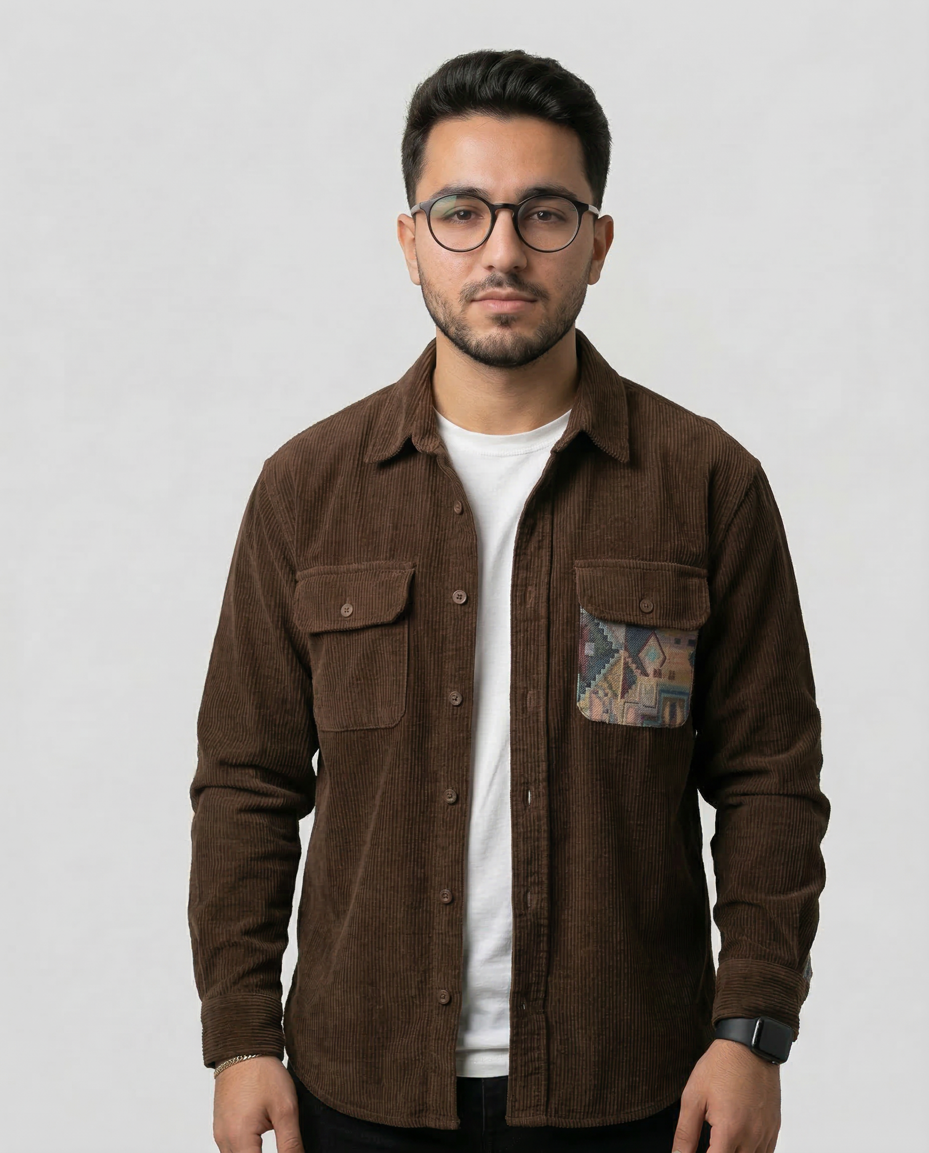 PARIS | Camicia a Vento in Velluto a Coste
