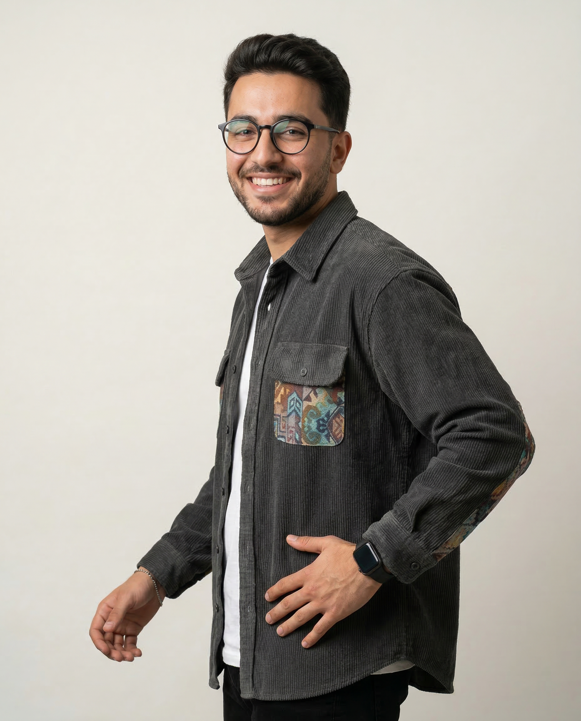 PARIS | Camicia a Vento in Velluto a Coste