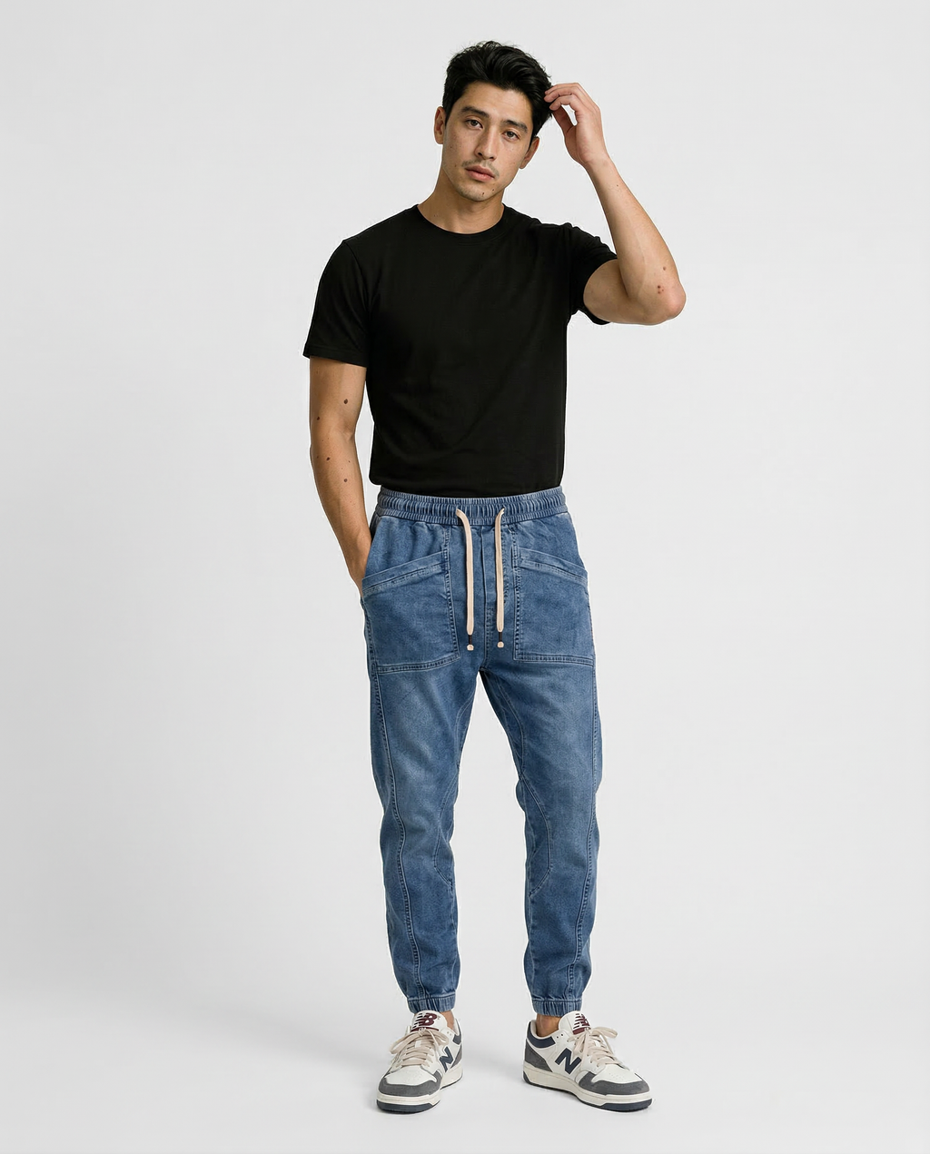 Laurent™ | Stile denim e comfort jogger