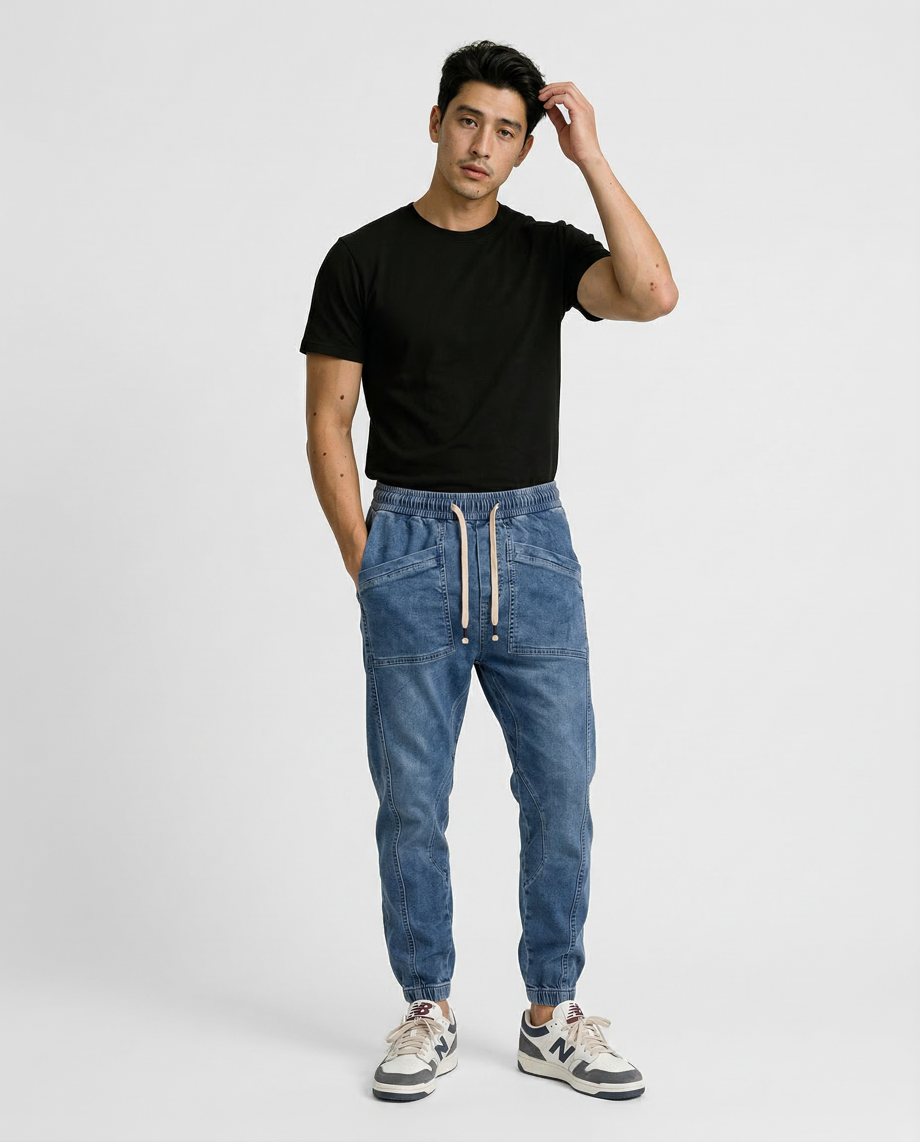 Laurent™ | Stile denim e comfort jogger
