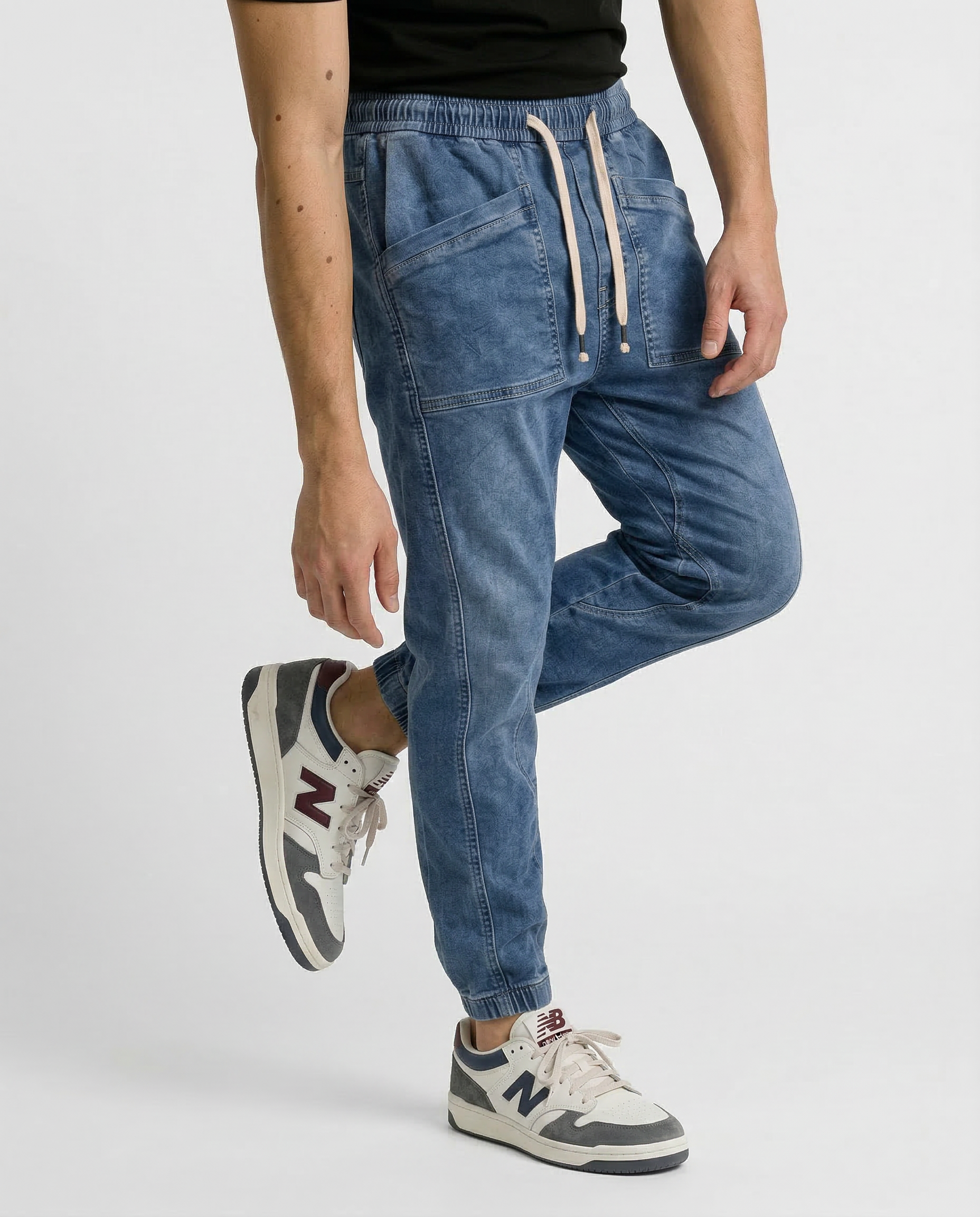 Laurent™ | Stile denim e comfort jogger