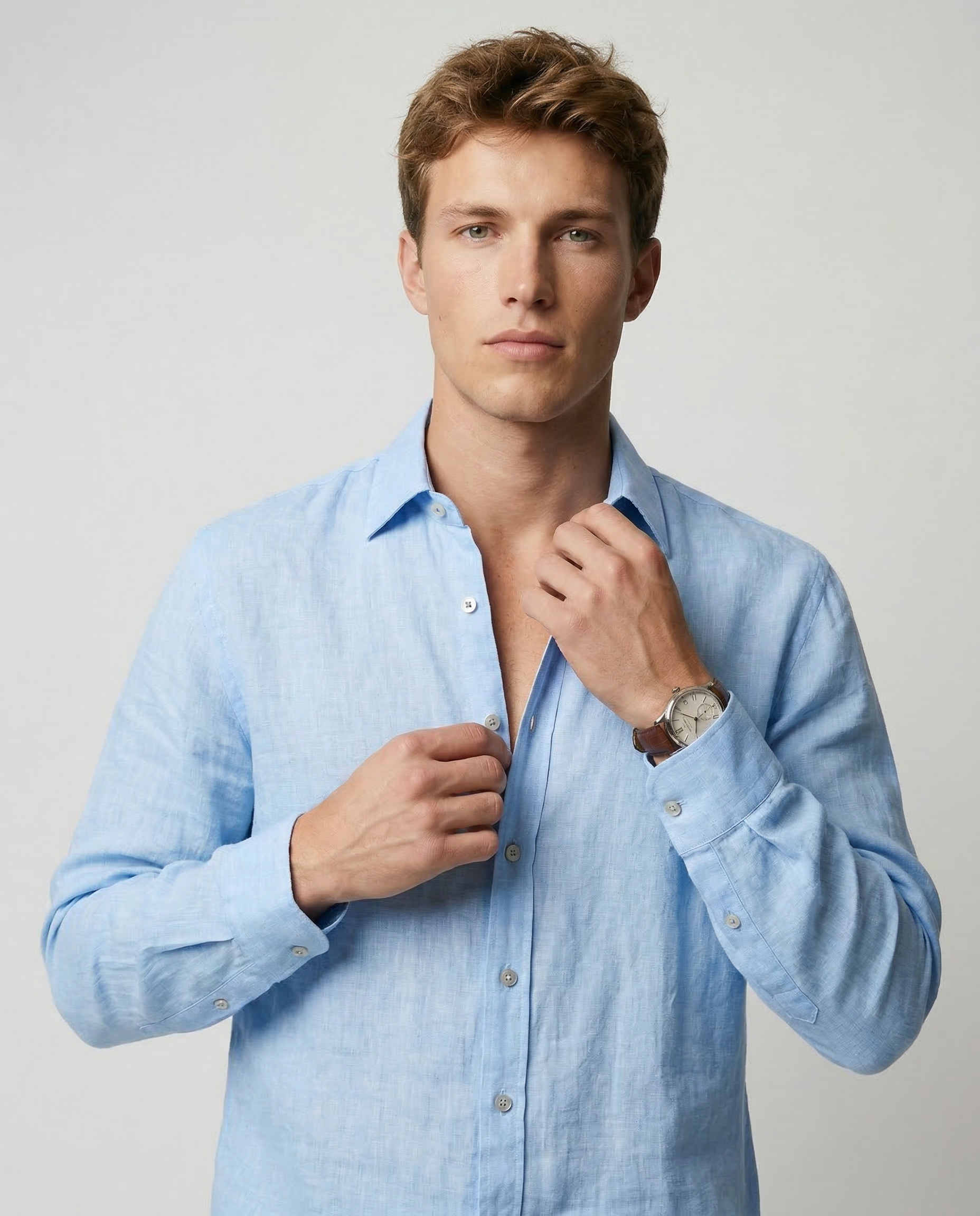 Camicia casual in lino