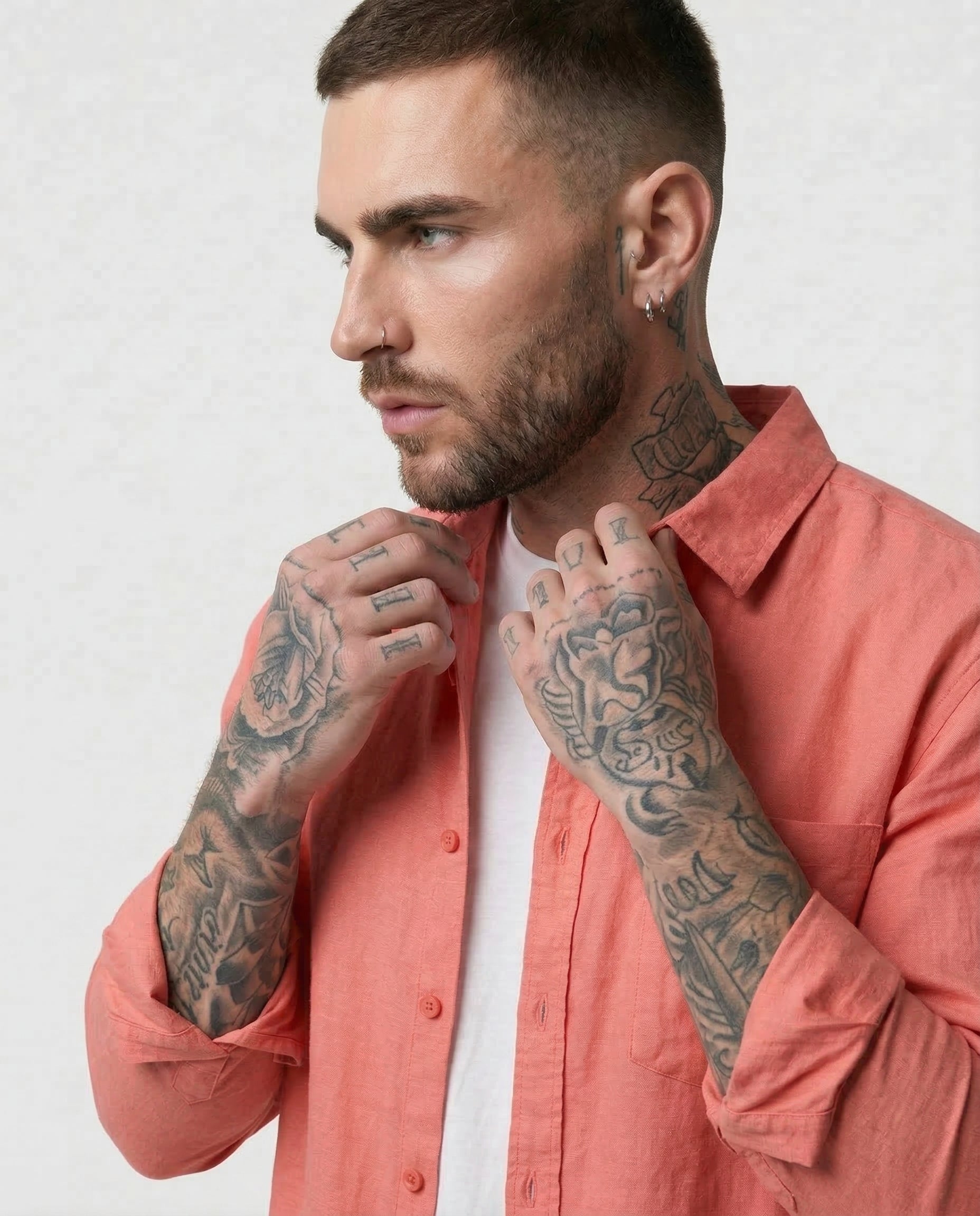 Camicia di lino Doha