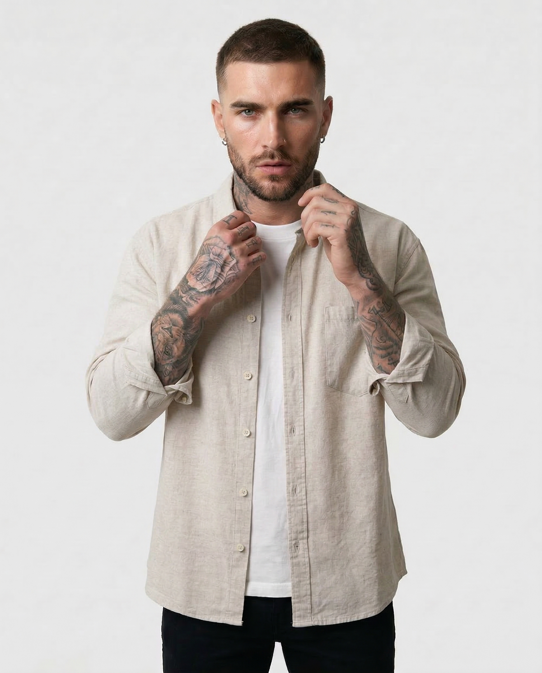 Camicia di lino Doha