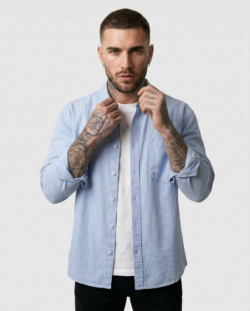 Camicia di lino Doha