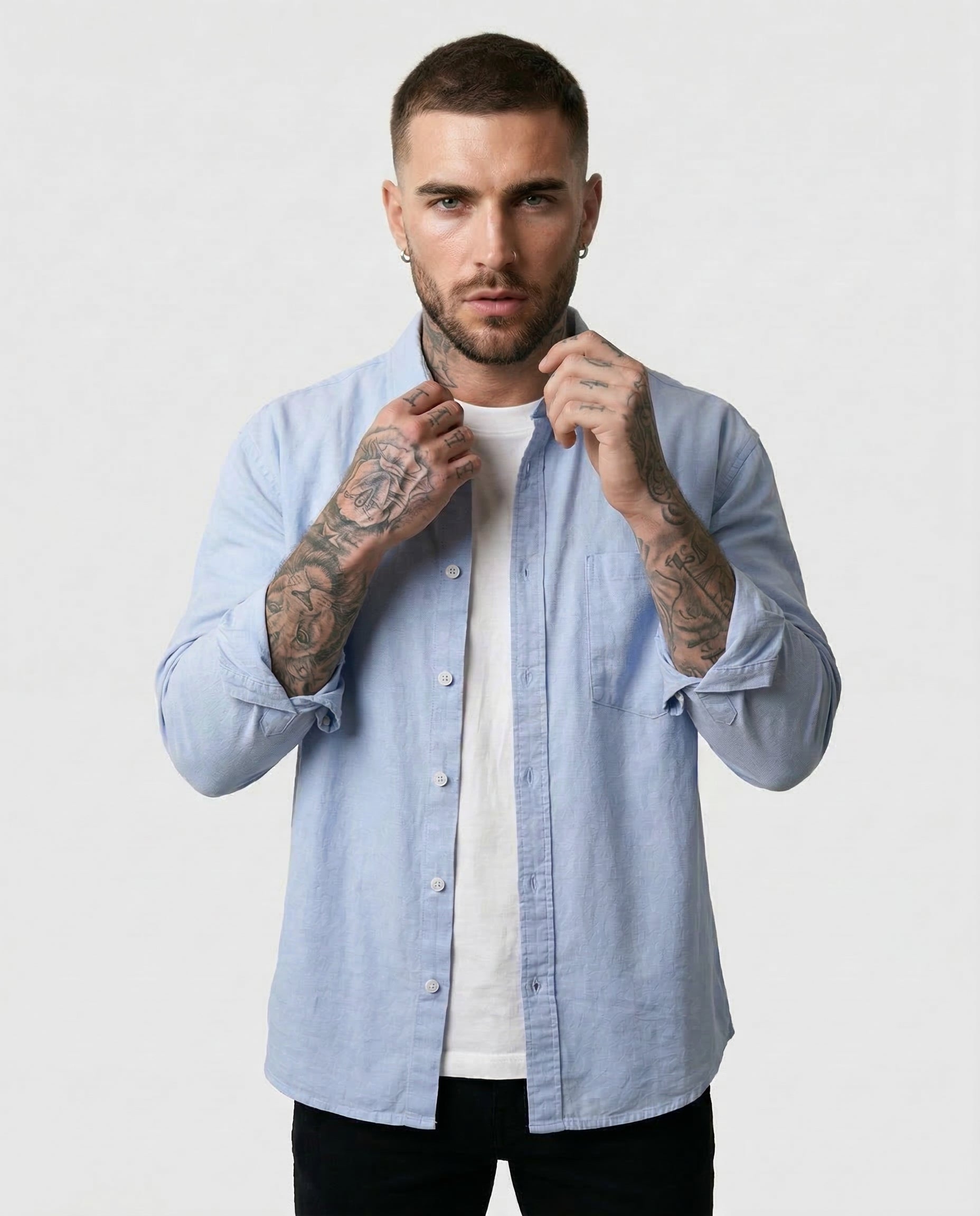 Camicia di lino Doha