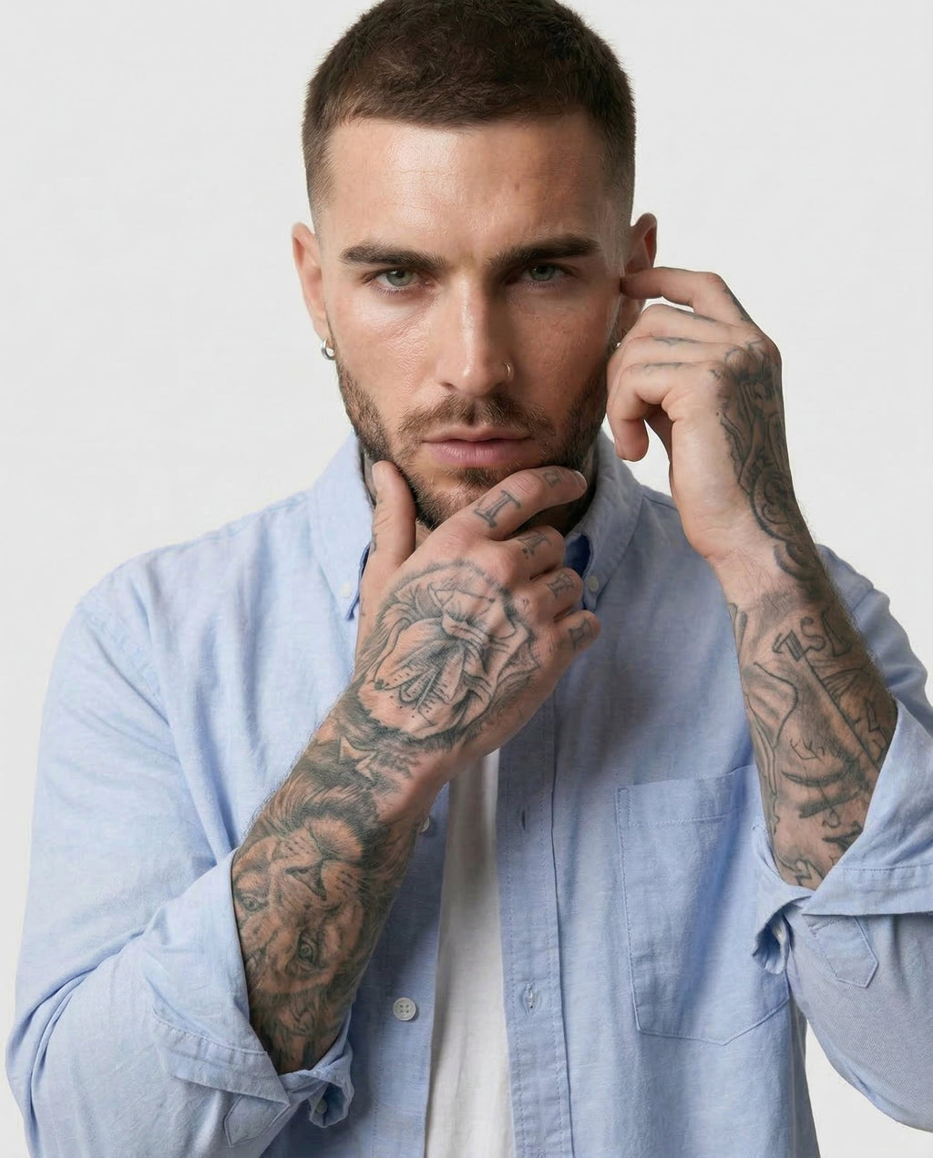 Camicia di lino Doha