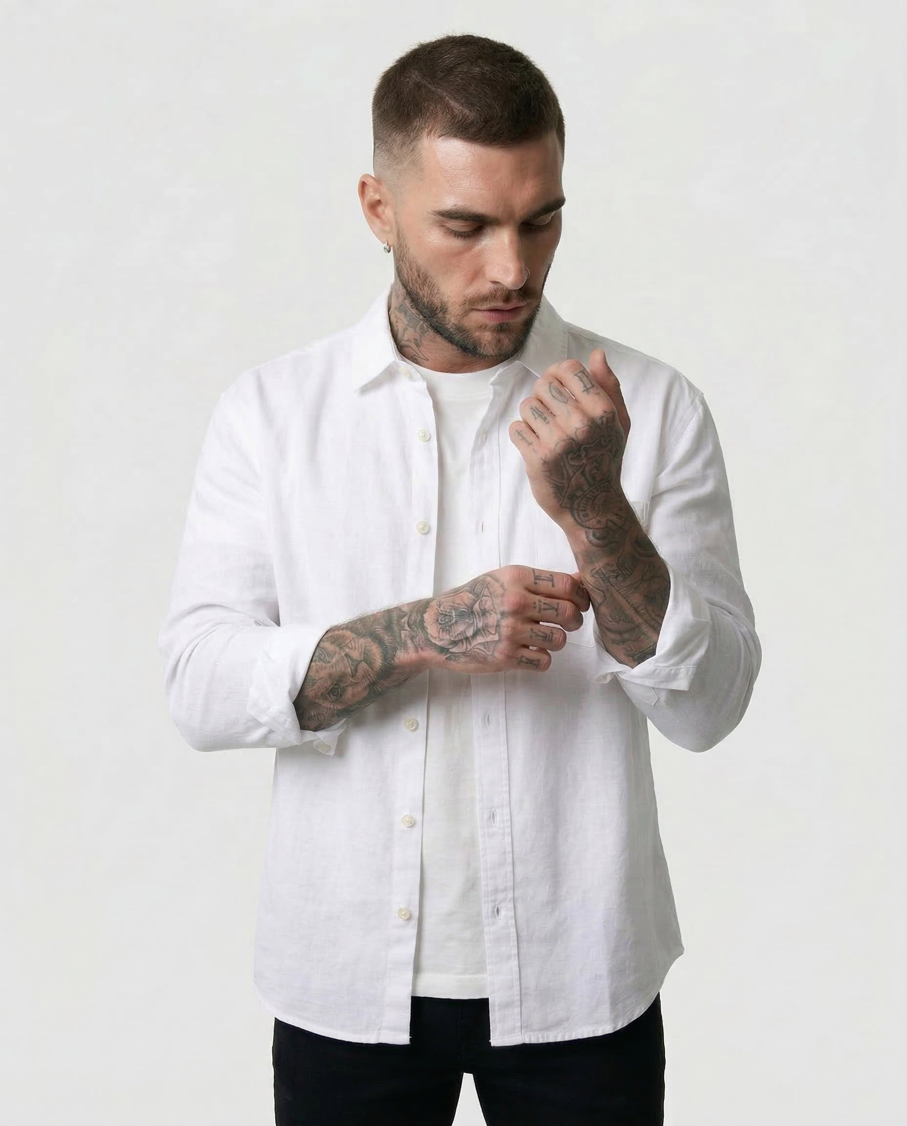 Camicia di lino Doha