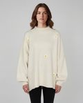 Luno - Felpa Pullover con Fiori
