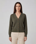 Sara - Cardigan Verdi Oliva