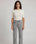 Aitana - Jeans a Taglio Bootcut Grigio