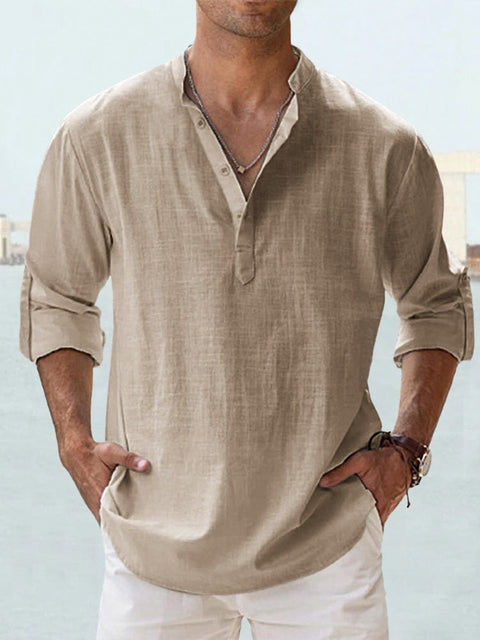 Arthur | Camicia senza colletto