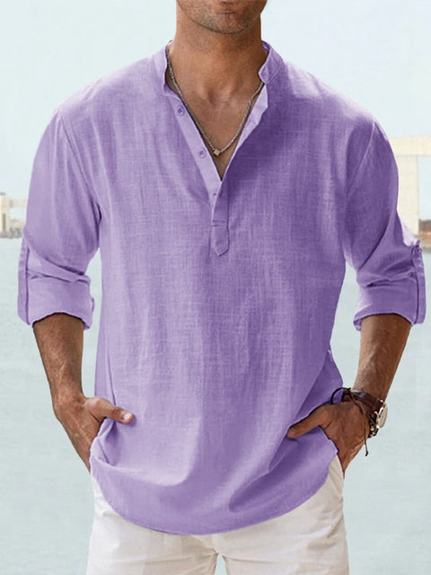 Arthur | Camicia senza colletto